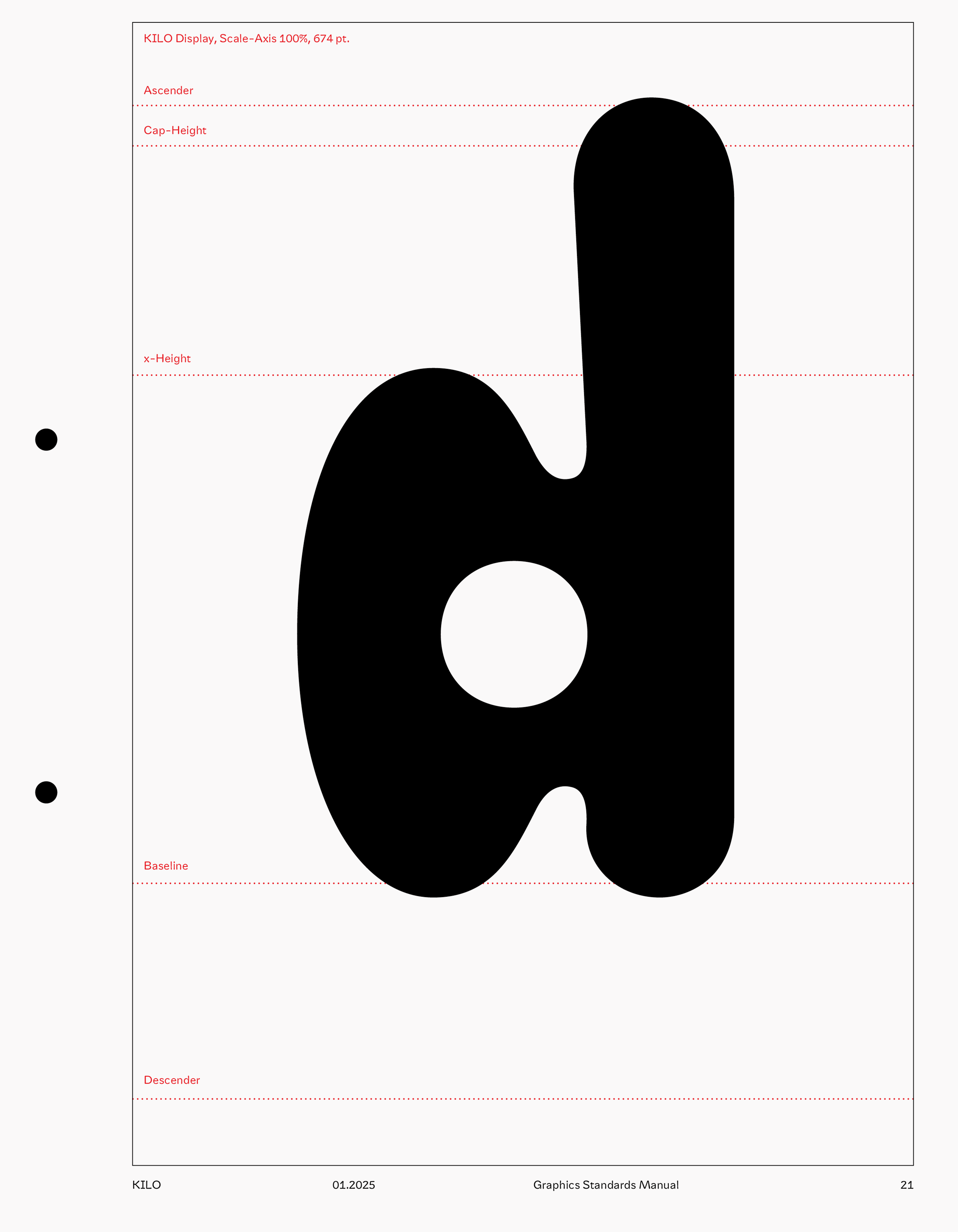Kilo Display specimen B6